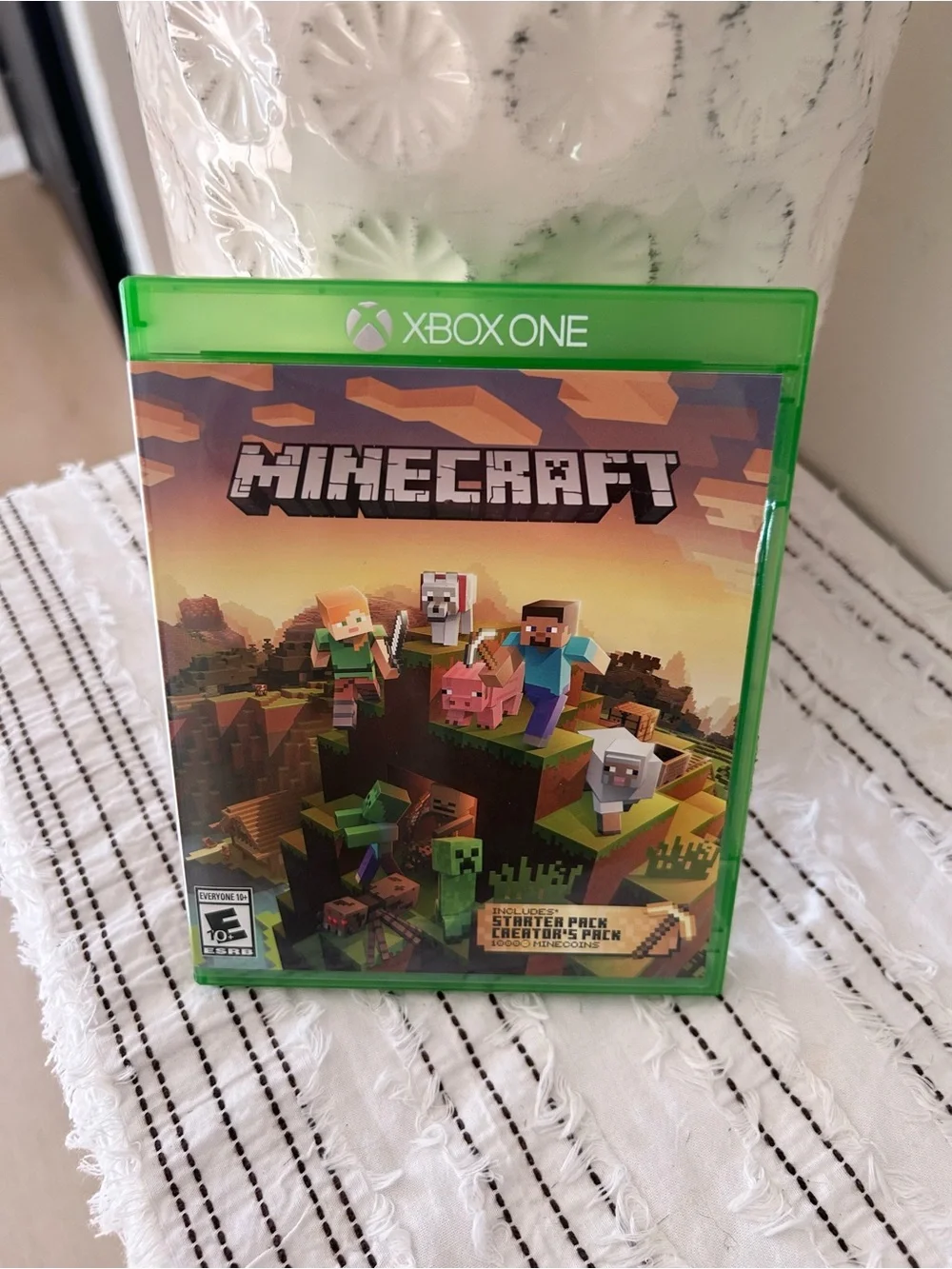 Minecraft Xbox One Game Disc Survival Creative Building Video Game